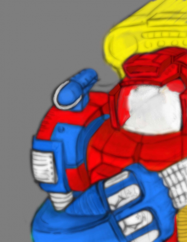Creation of The Monkey Rebel: Step 3